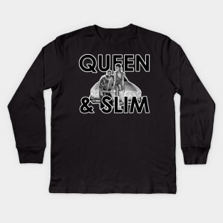 queen and slim Kids Long Sleeve T-Shirt